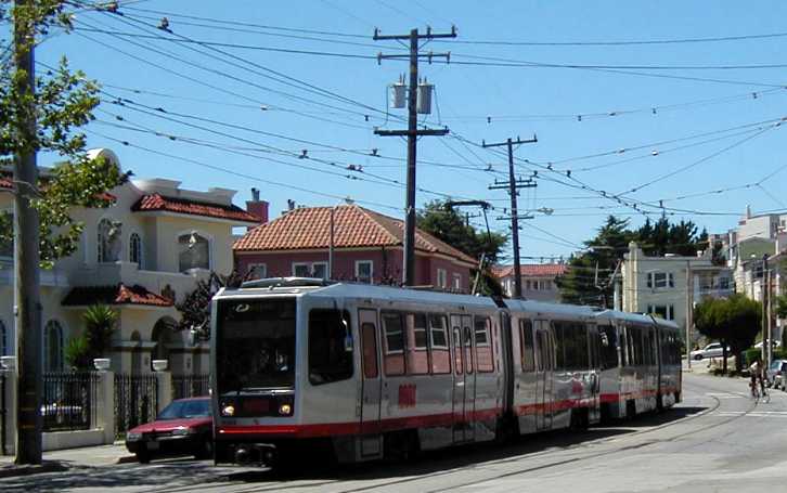 San Francisco MUNI Breda streetcar